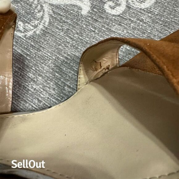 Jessica Simpson Women's Ambelle Slide Sandal Brown Size 10 Boho Casual - Picture 6 of 9